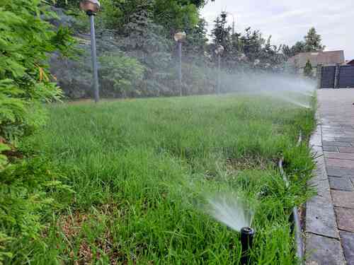 Дождеватели для автоматического полива газона
